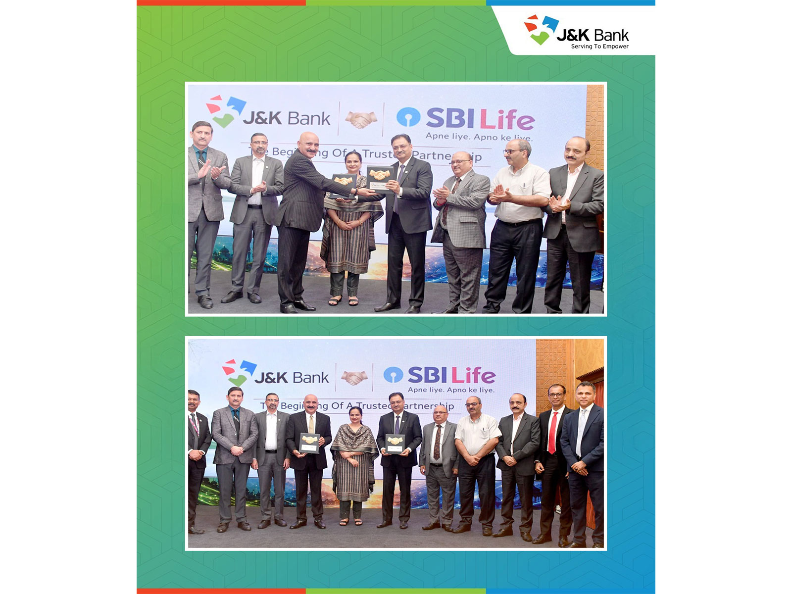 J&K Bank partners with SBI Life to expand life insurance offerings (Photo/@JandKBank)
