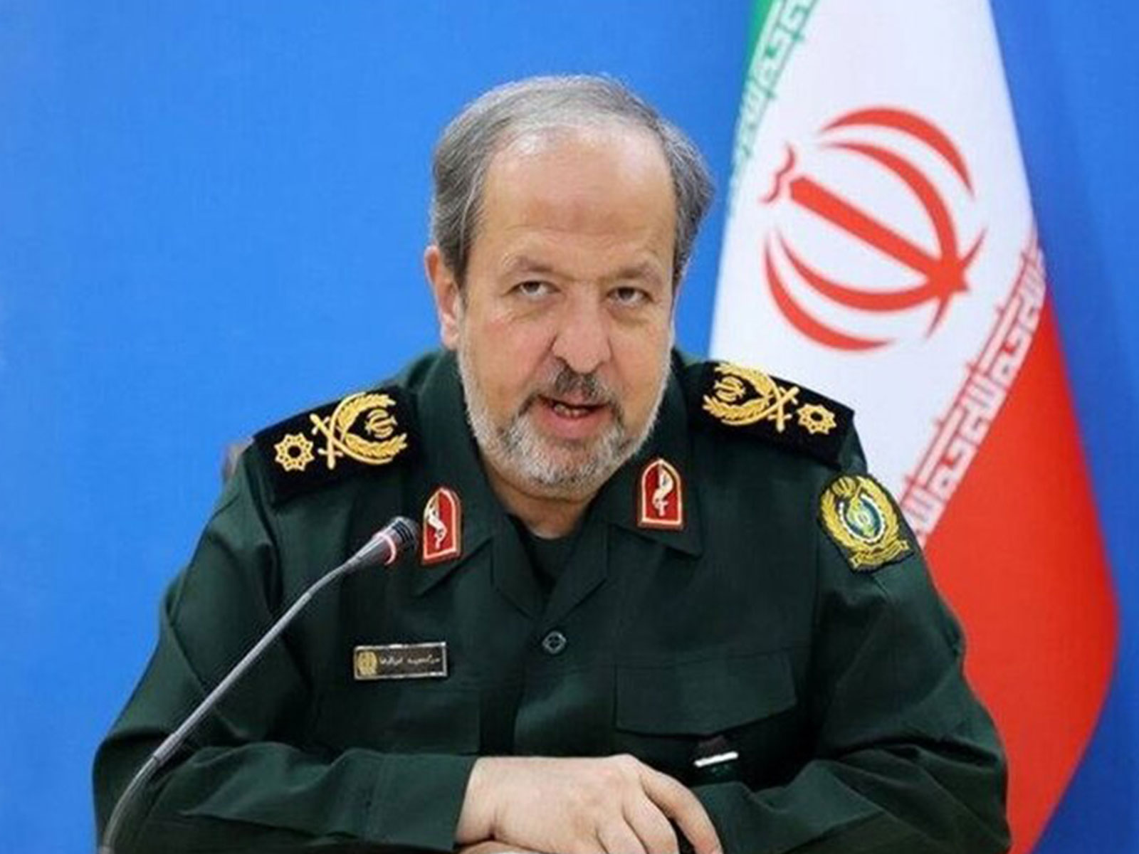 Iran's Acting Defence Minister, Brigadier General Majid Ebn-e-Reza. (Image Source: Iranian state media)