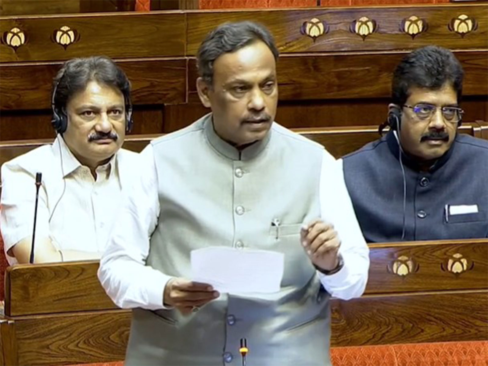 BJP Rajya Sabha MP Vinod Tawde (Photo/Sansad TV)