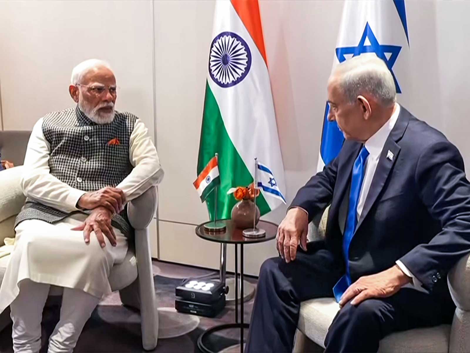 Prime Minister Narendra Modi and Israeli Prime Minister Benjamin Netanyahu (File Photo/ANI)