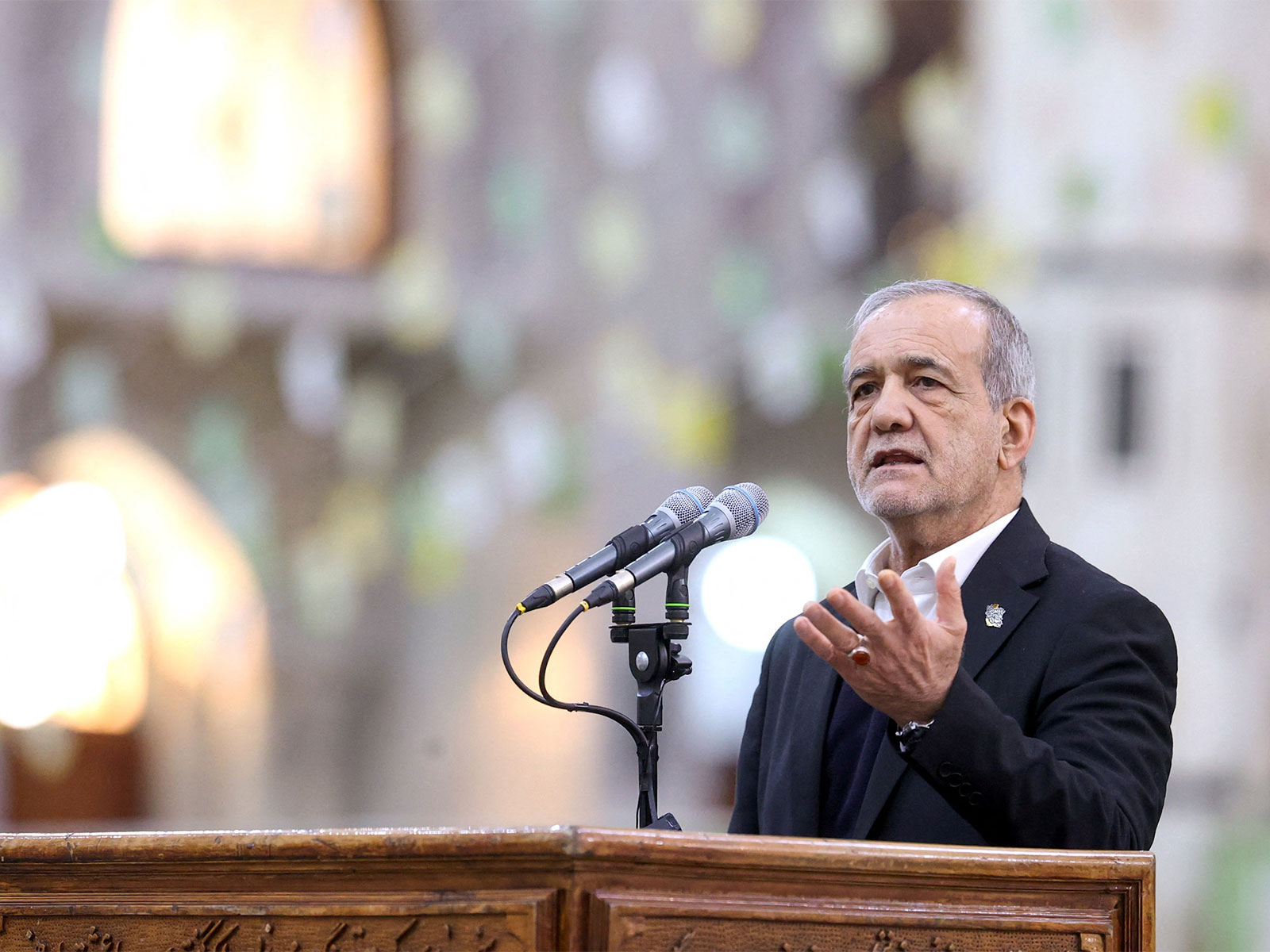 Iranian President Masoud Pezeshkian (Photo/Reuters)