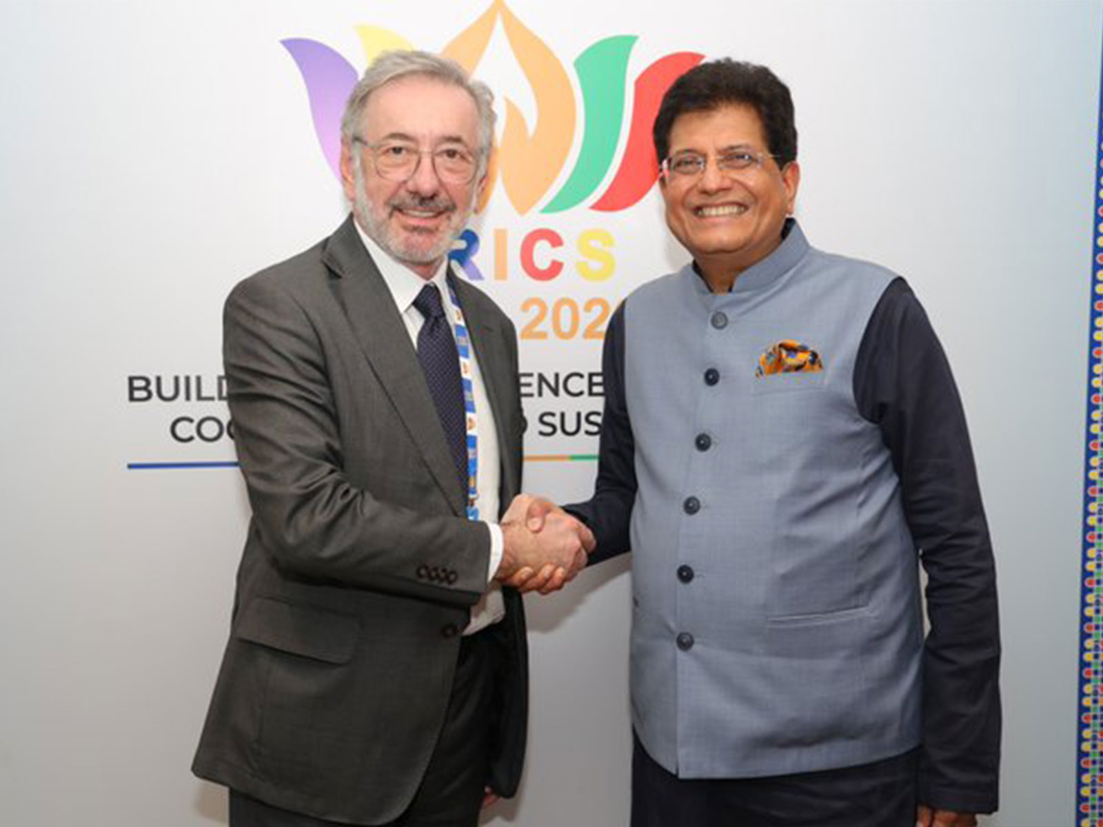Union Minister Piyush Goyal with Brazil Minister Marcio Fernando Elias Rosa (Photo/X/@PiyushGoyal)