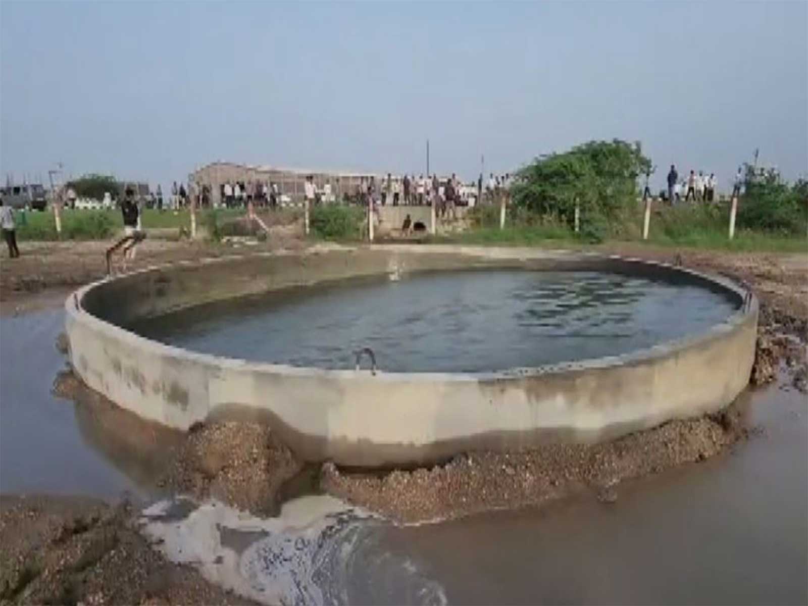 Well in Veerparda village of Morbi, Gujarat (Photo/ANI)