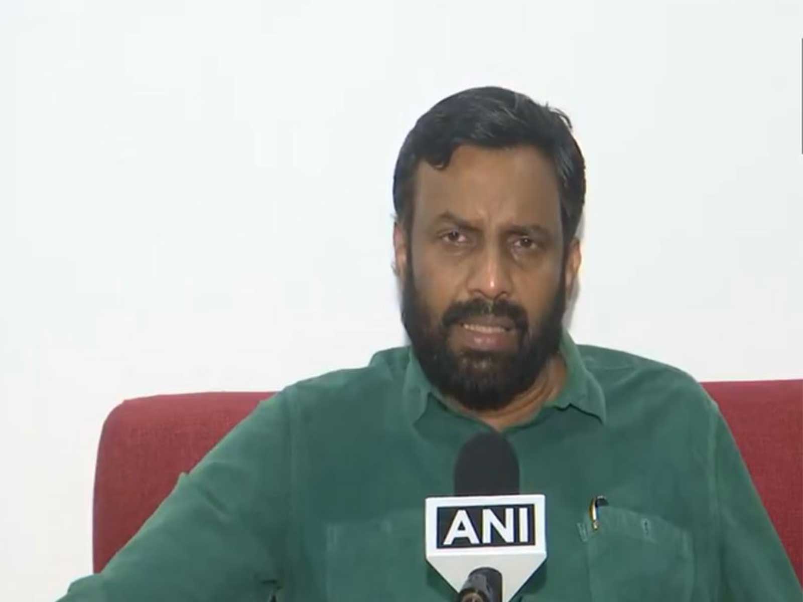 CPI MP P Sandosh Kumar (Photo/ANI)