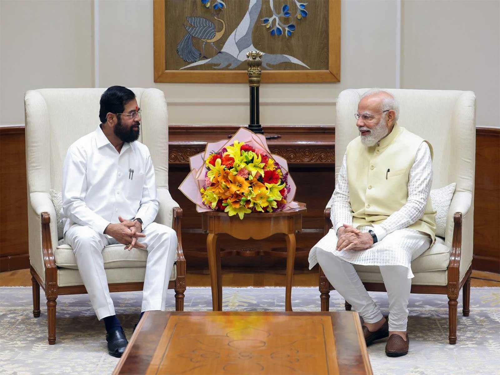 Prime Minister Narendra Modi and Maharashtra Deputy Chief Minister Eknath Shinde (FilePhoto/ANI)
