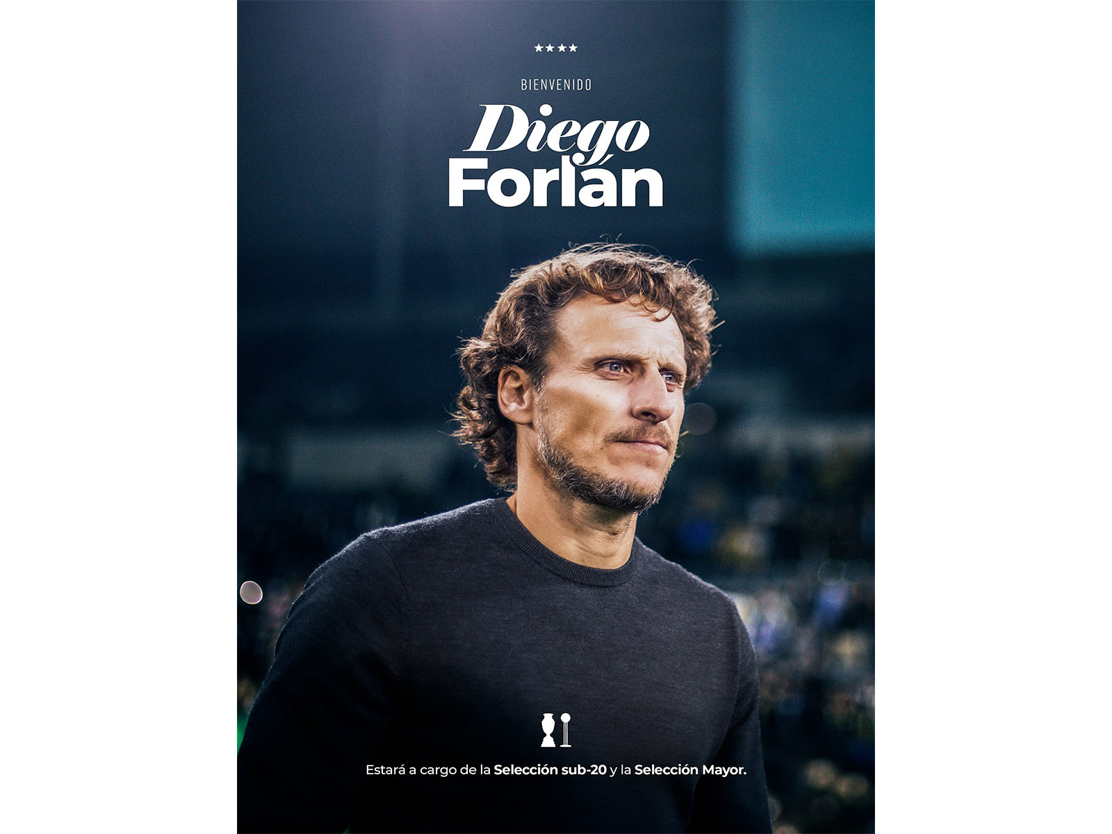Diego Forlan. (Photo: @Uruguay X)