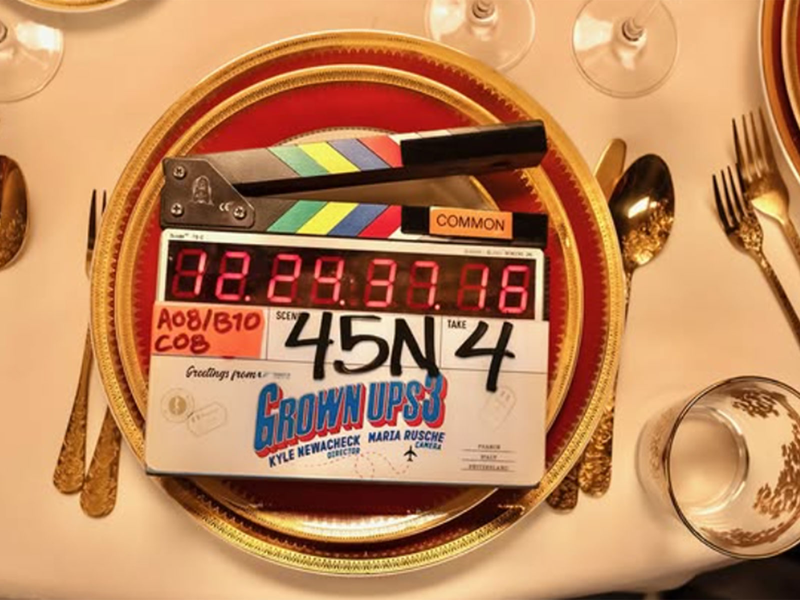 'Grown Ups 3' filming underway (Photo/Instagram/@adamsandler)