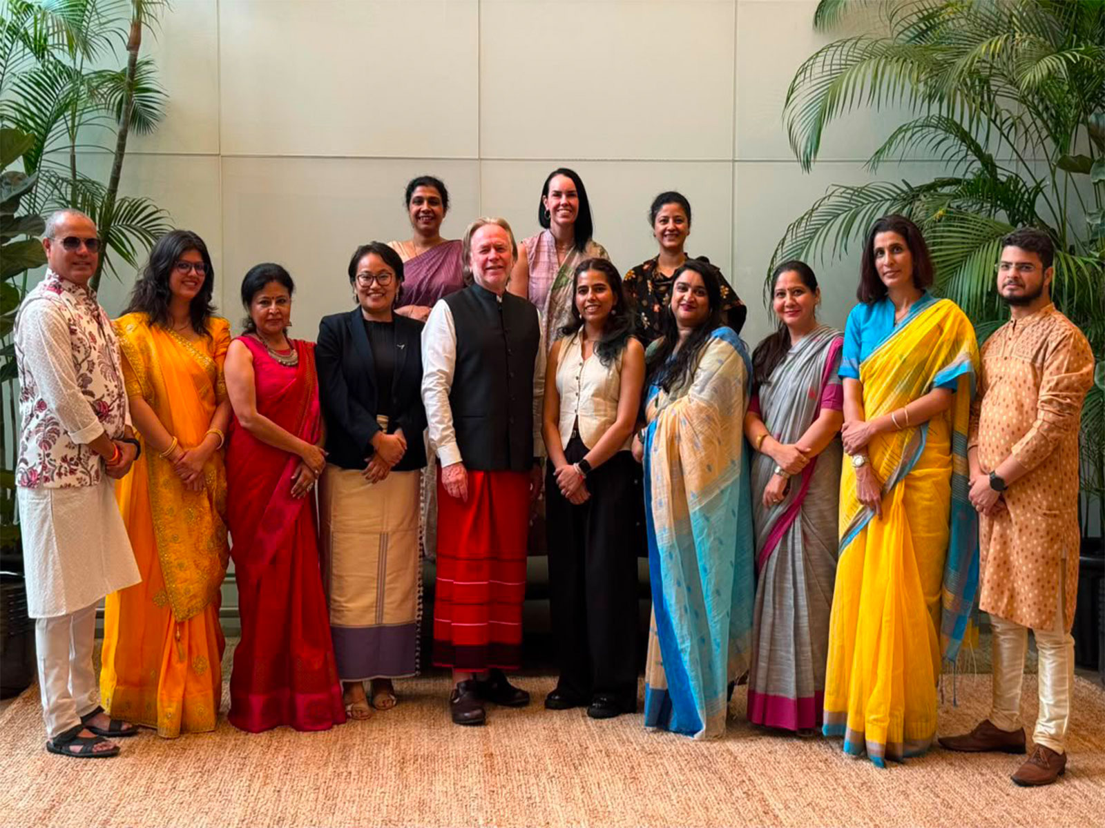 Australia envoy celebrates India's handloom heritage on National Handloom Day (Photo/X@AusHCIndia)