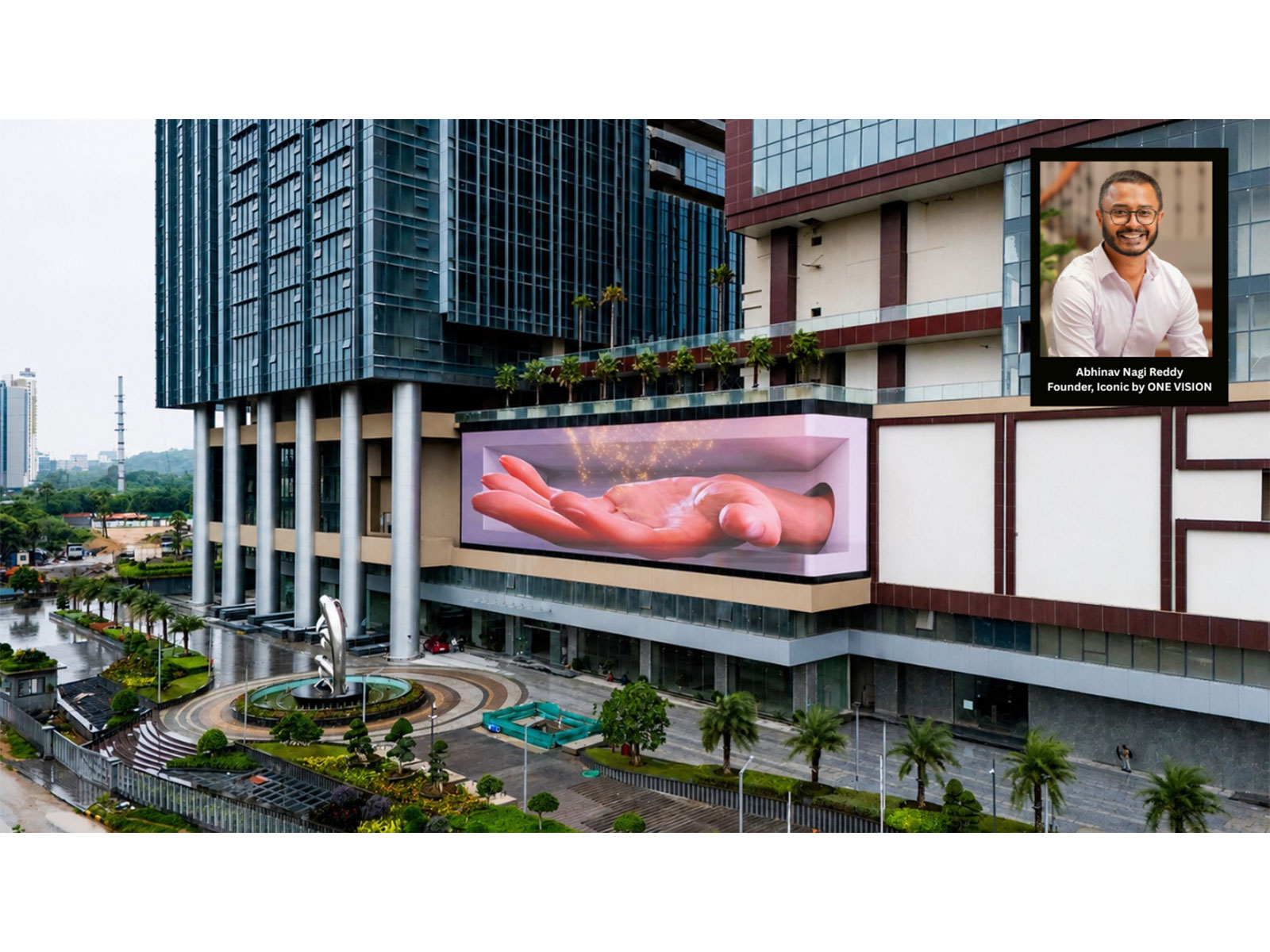 Hyderabad just got India's first 8K, largest anamorphic DOOH screen, built on Absen A25 LED panels for deep-perspective 3D without glasses. The company eyes Gurugram next