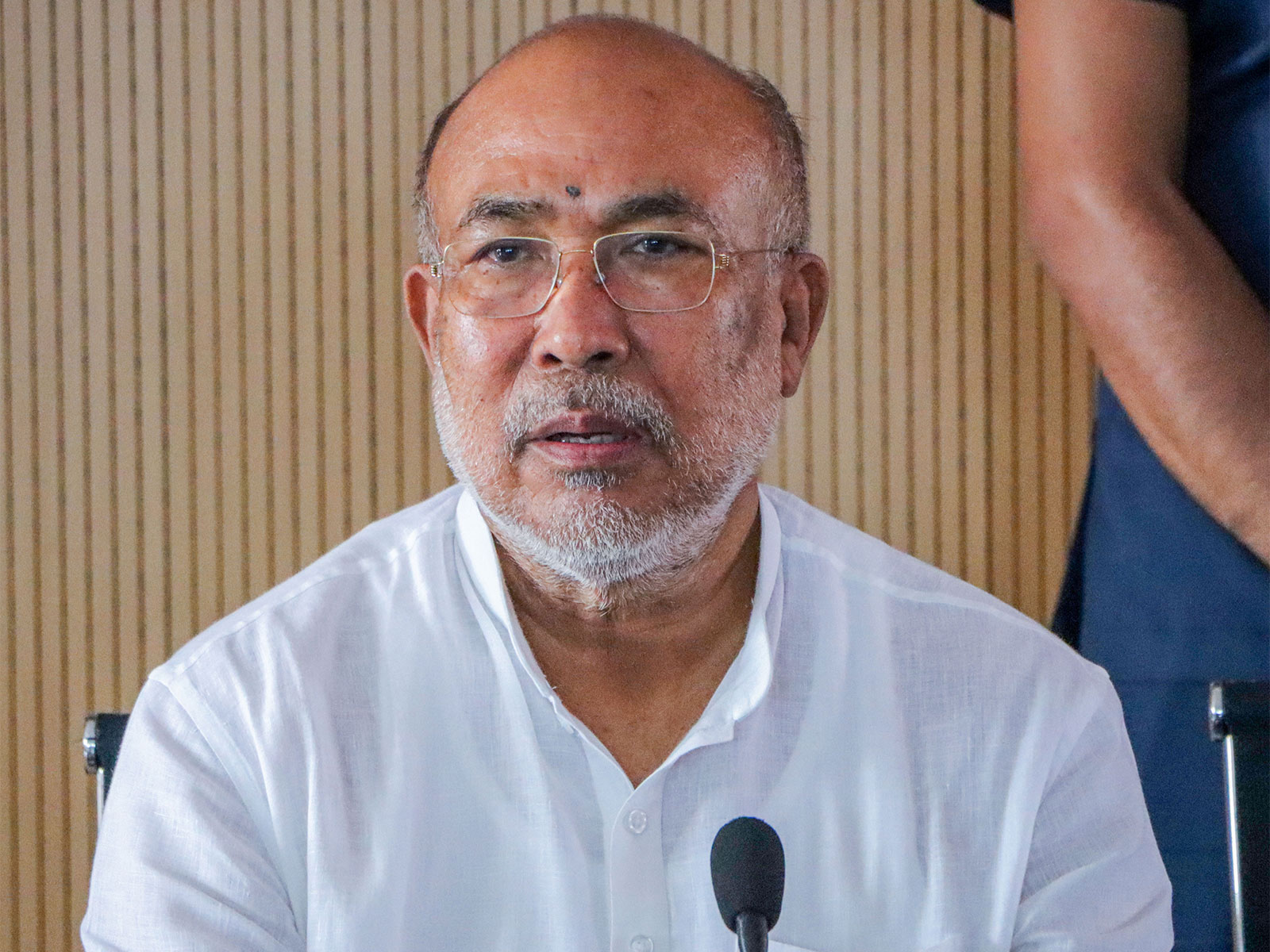Former Manipur Chief Minister N Biren Singh (FilePhoto/ANI)
