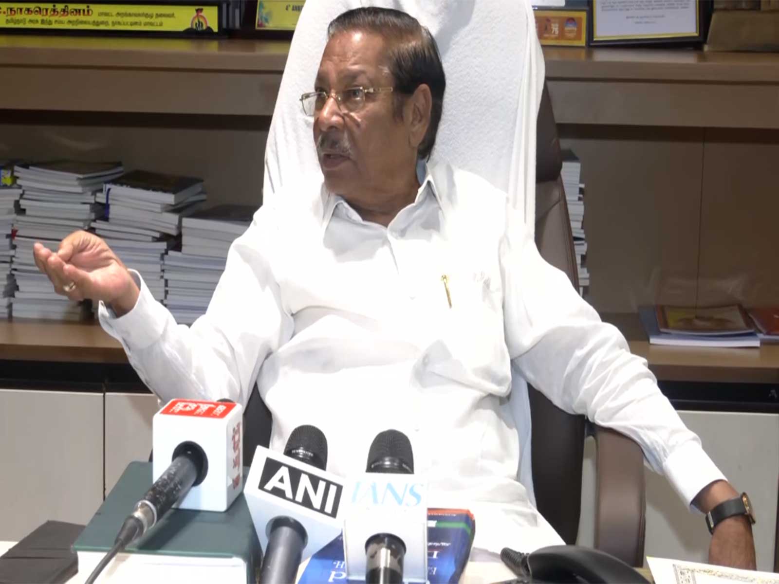 DMK Organisation Secretary RS Bharathi (Photo/ANI)