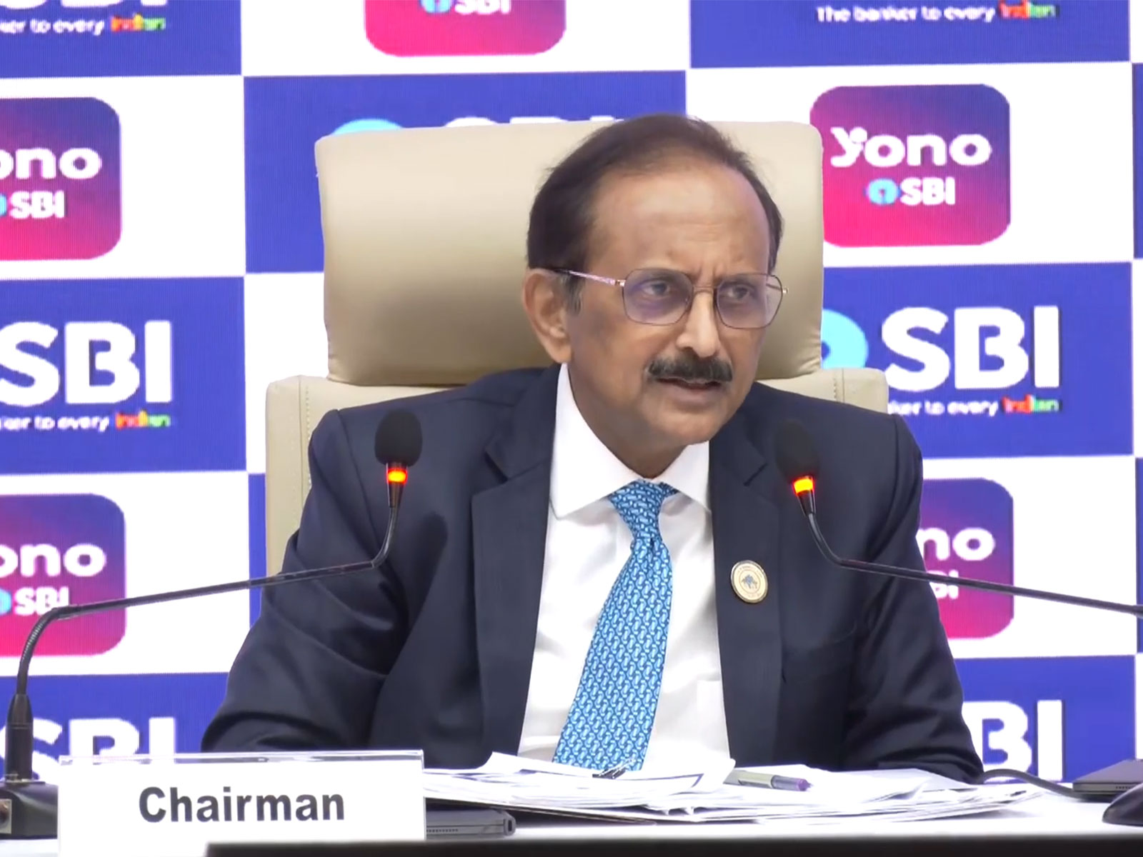 SBI Chairman C S Setty (Photo/ANI)