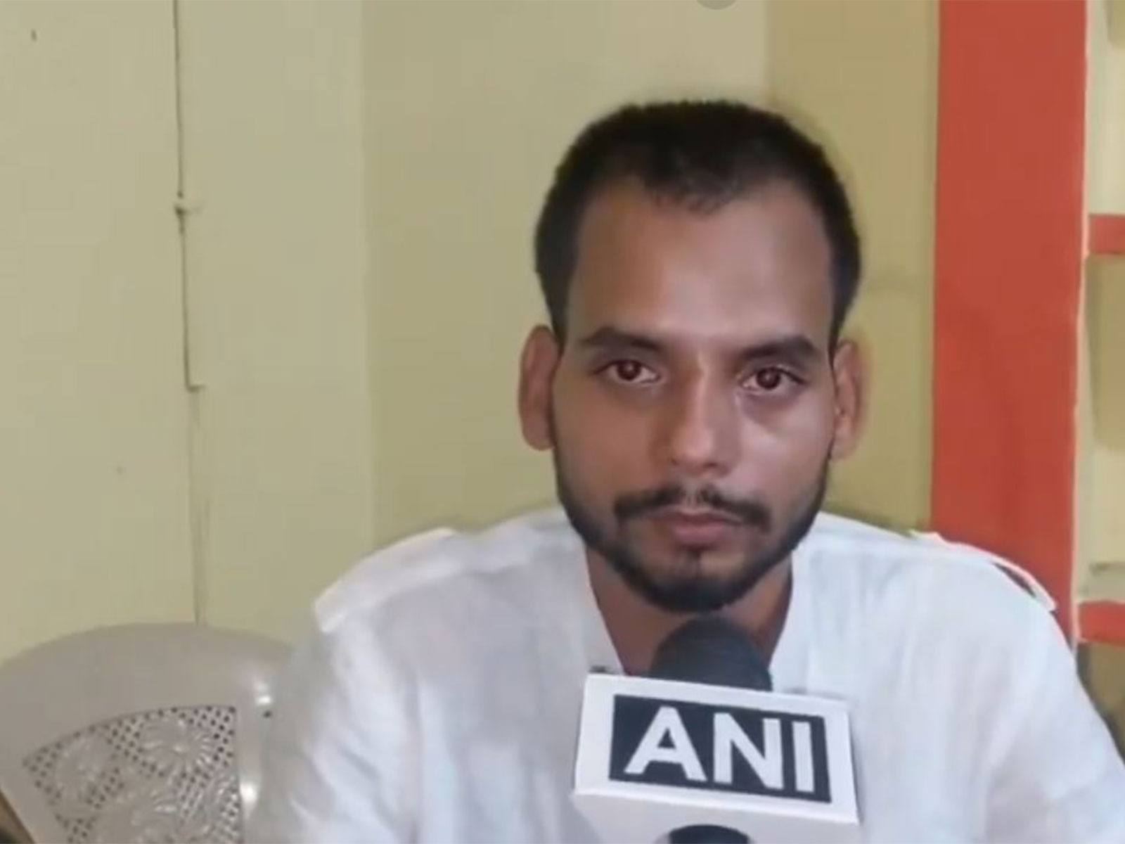 Bharat Tiwari's brother Chandan Tiwari (Photo/ANI)