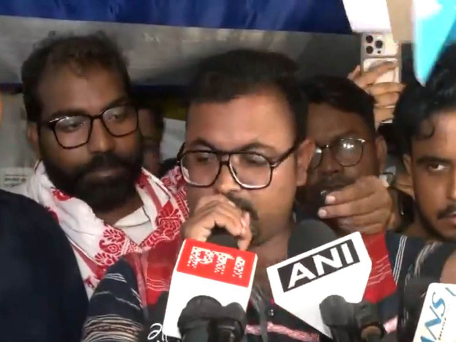 JPSC-JSSC aspirant Rajesh Prasad (Photo/ANI)