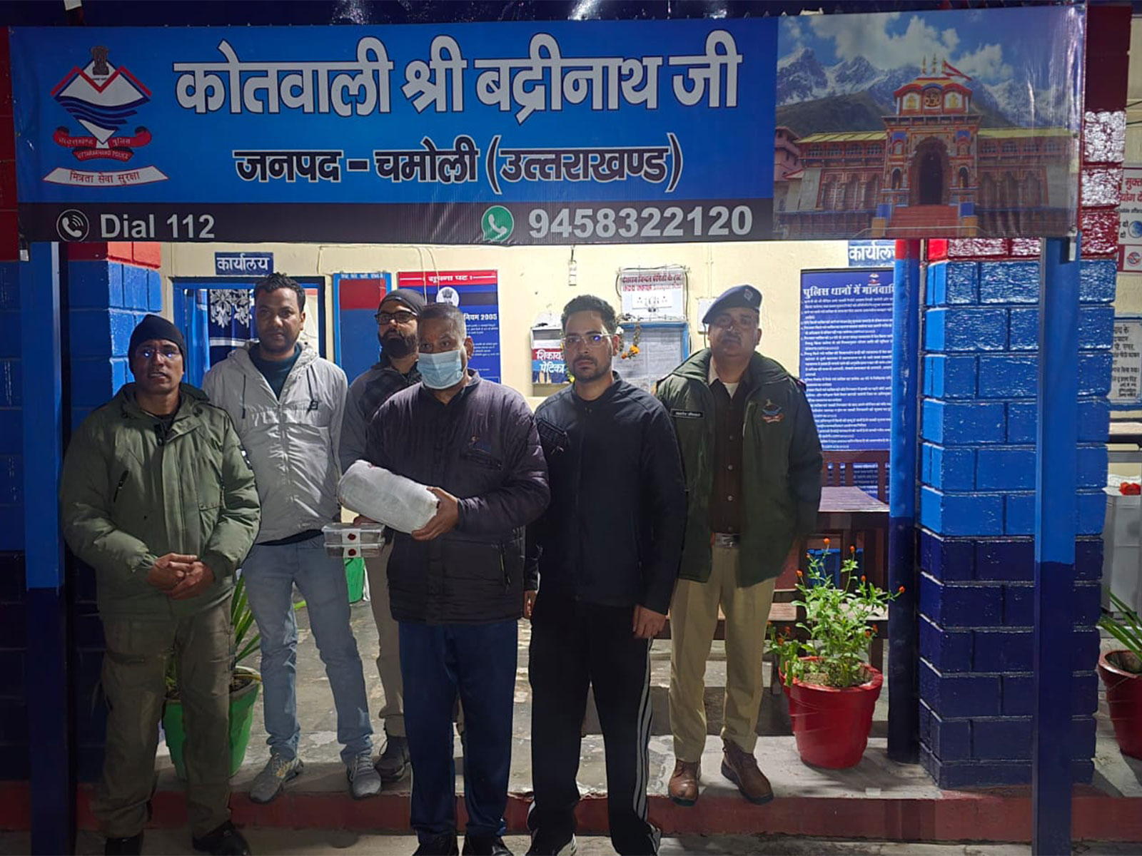 Police arrest accused at Shri Badrinath Temple (Photo/ANI)