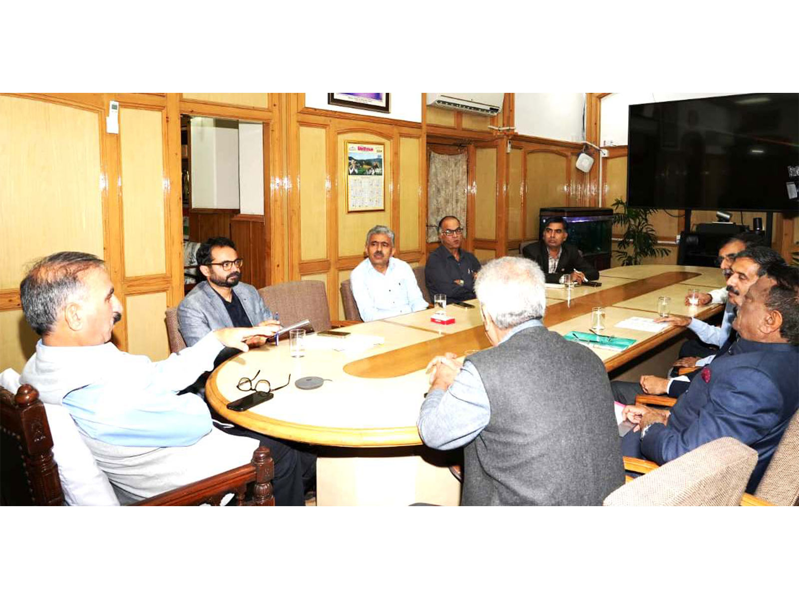 Himachal Pradesh Health department meeting chaired by CM Sukhvinder Singh Sukhu (Photo/CMO)
