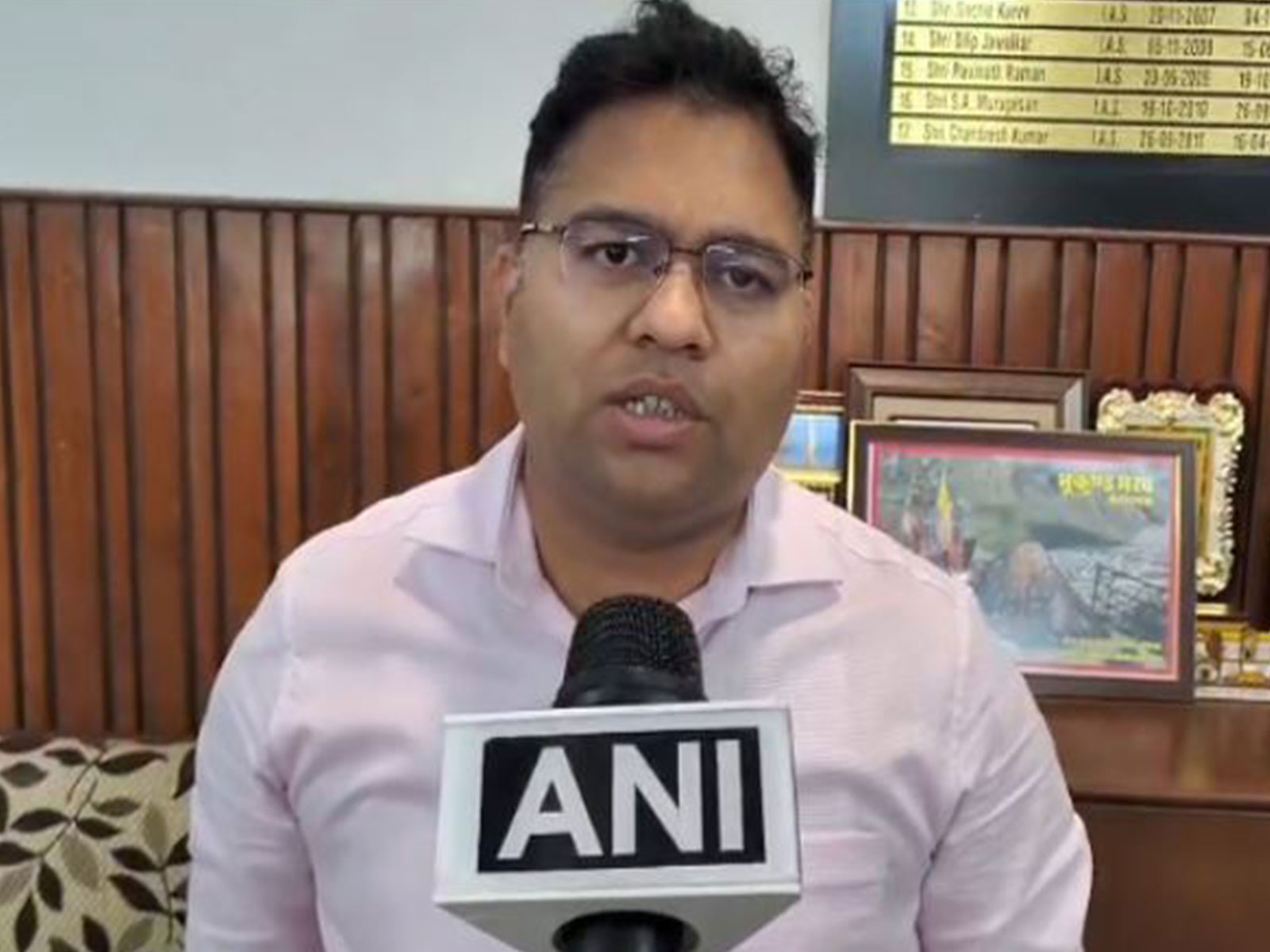 Rudraprayag DM Vishal Mishra (Photo/ANI)