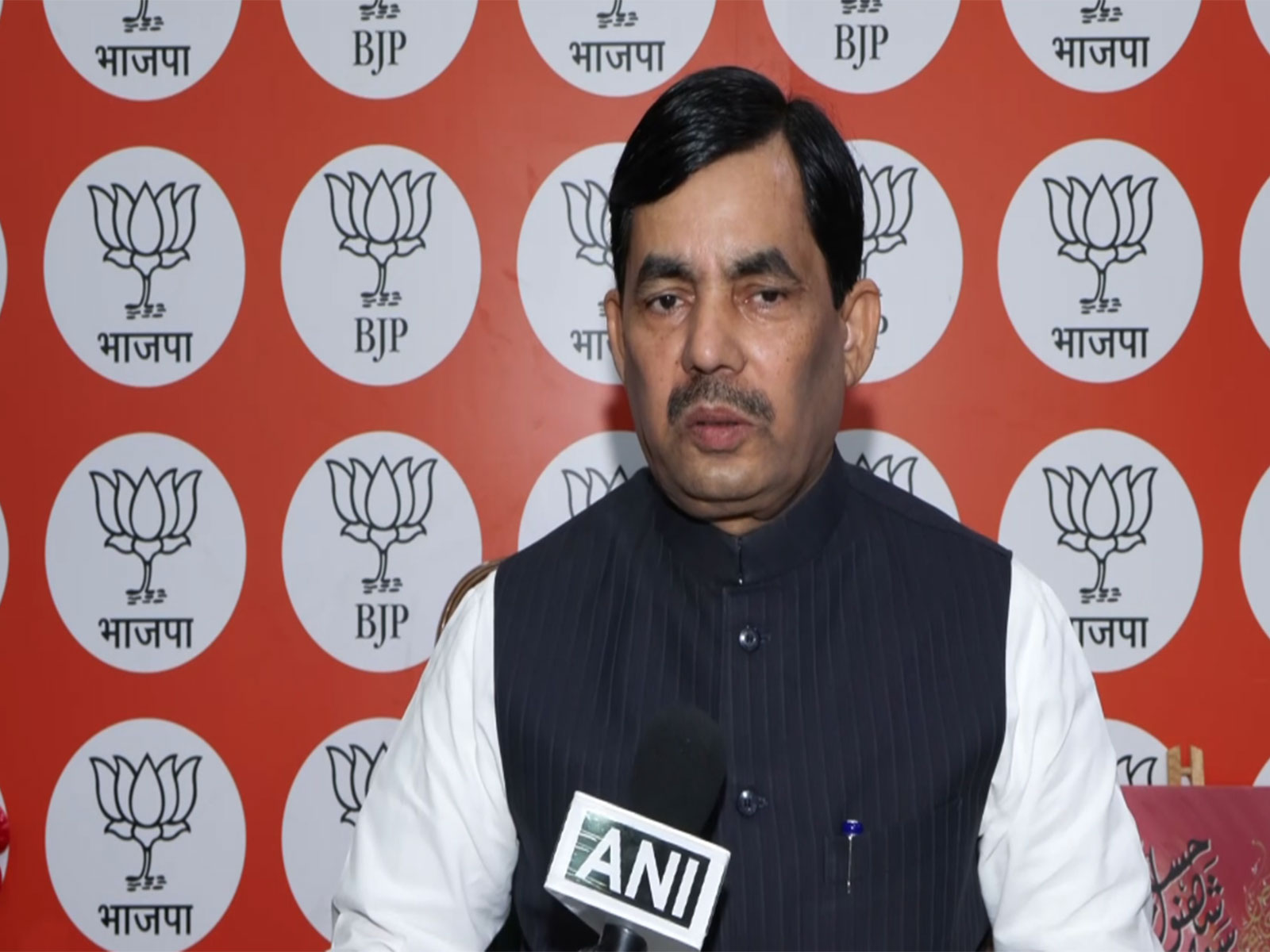 BJP leader Shahnawaz Hussain (Photo/ANI)