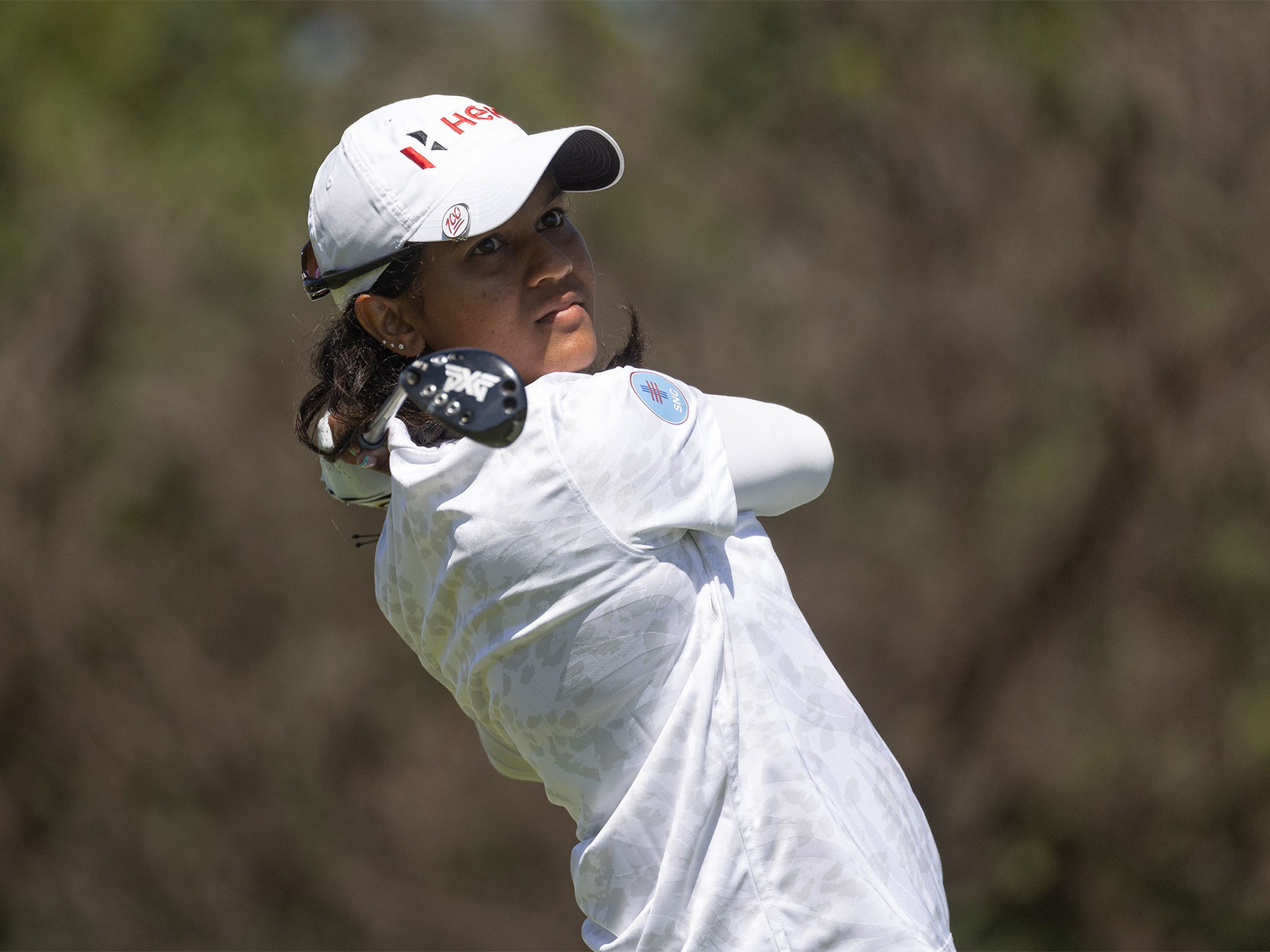 Pranavi Urs in action during PIF London Championship (Image: LET)