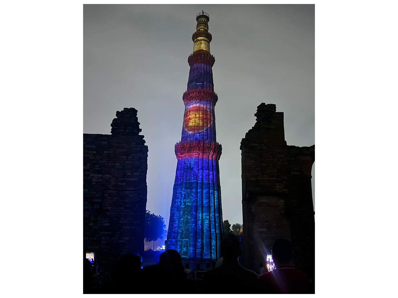 Qutub Minar lights up in colours of ASEAN (Photo/Embassy of Philippines in India)