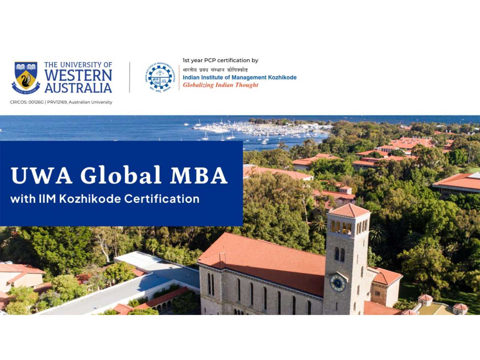 Careers are no longer linear. UWA's global MBA with IIMK Certificate is helping managers step into the global market