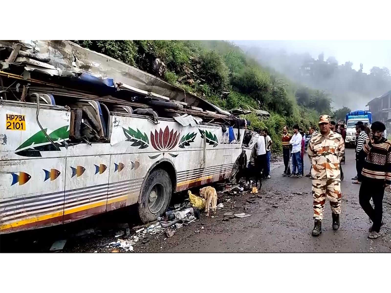 Visuals of accident site (Photo/ANI)