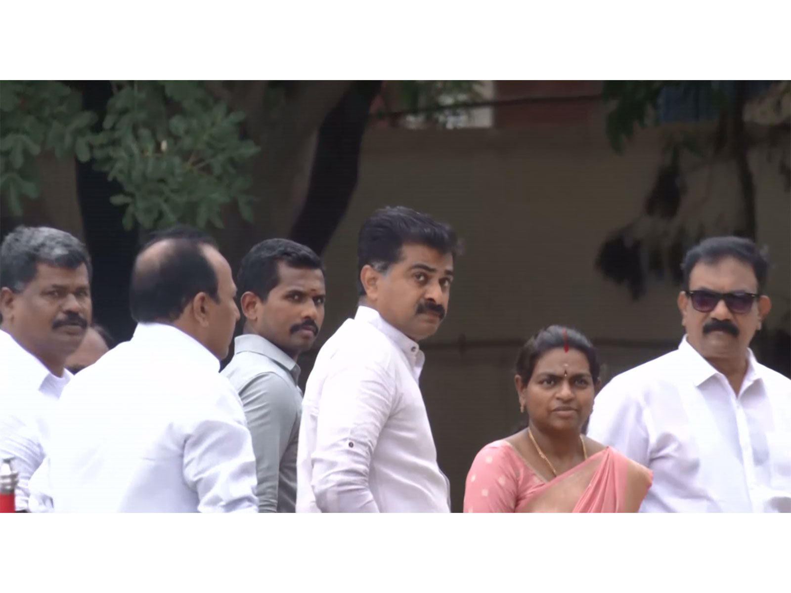 MPS from Congress and other parties arriving for All-Party Meeting on Delimitation called by Tamil Nadu CM Vijay (Photo/ANI)