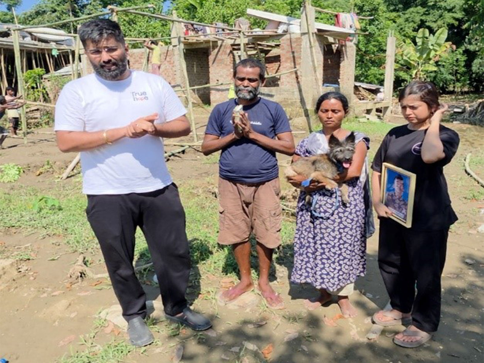 True Hope Foundation provides ₹1 lakh assistance to the family of 13-year-old Ridip Panika in Assam. (Image Courtesy: True Hope Foundation)