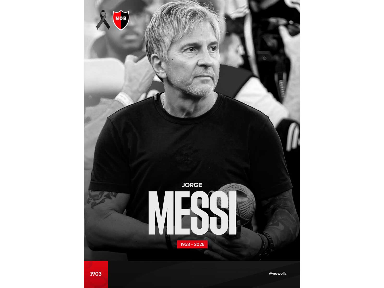 Jorge Messi (Photo: X/ @Newells)