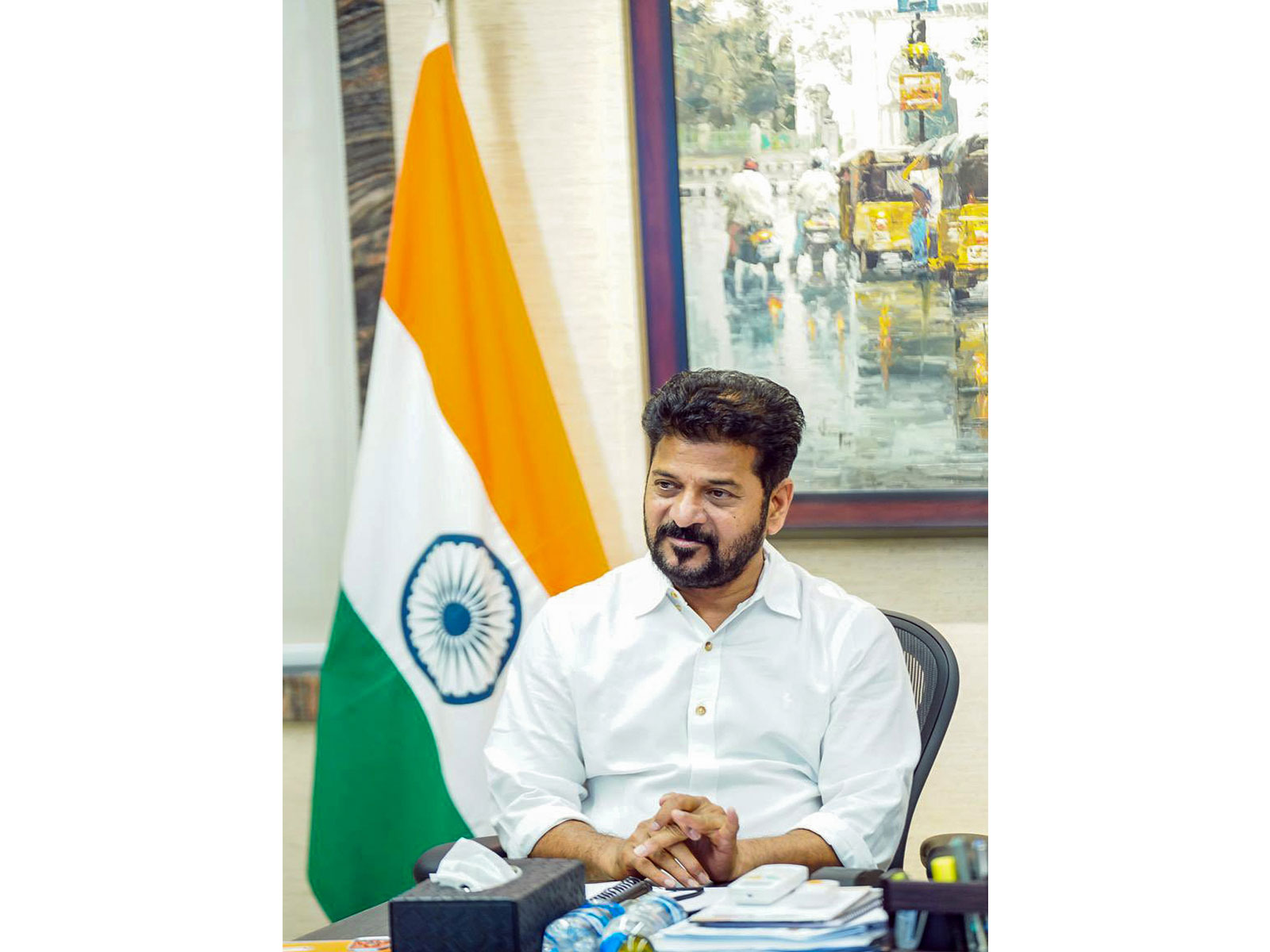 Telangana Chief Minister A Revanth Reddy (File photo/ANI)