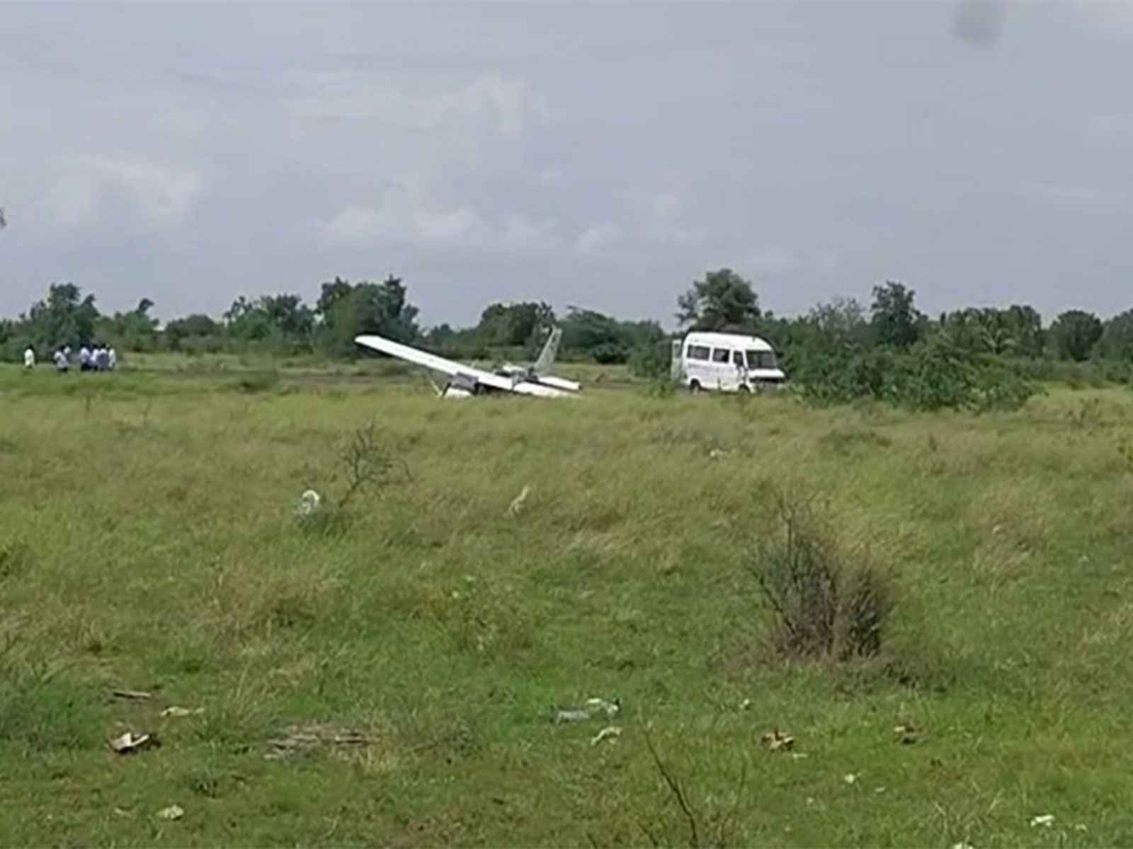 Visual from the crash site (Photo/ANI)
