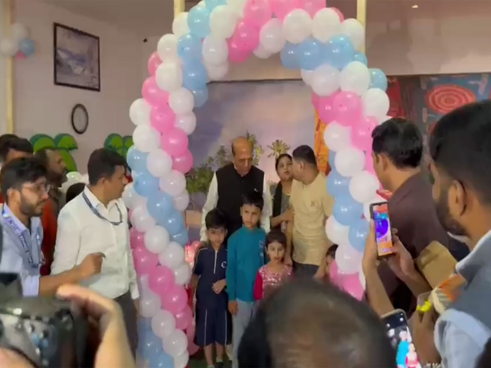 High Commissioner Dinesh Trivedi inaugurates Children's Corner at Indian Visa Centre (Photo/ANI)