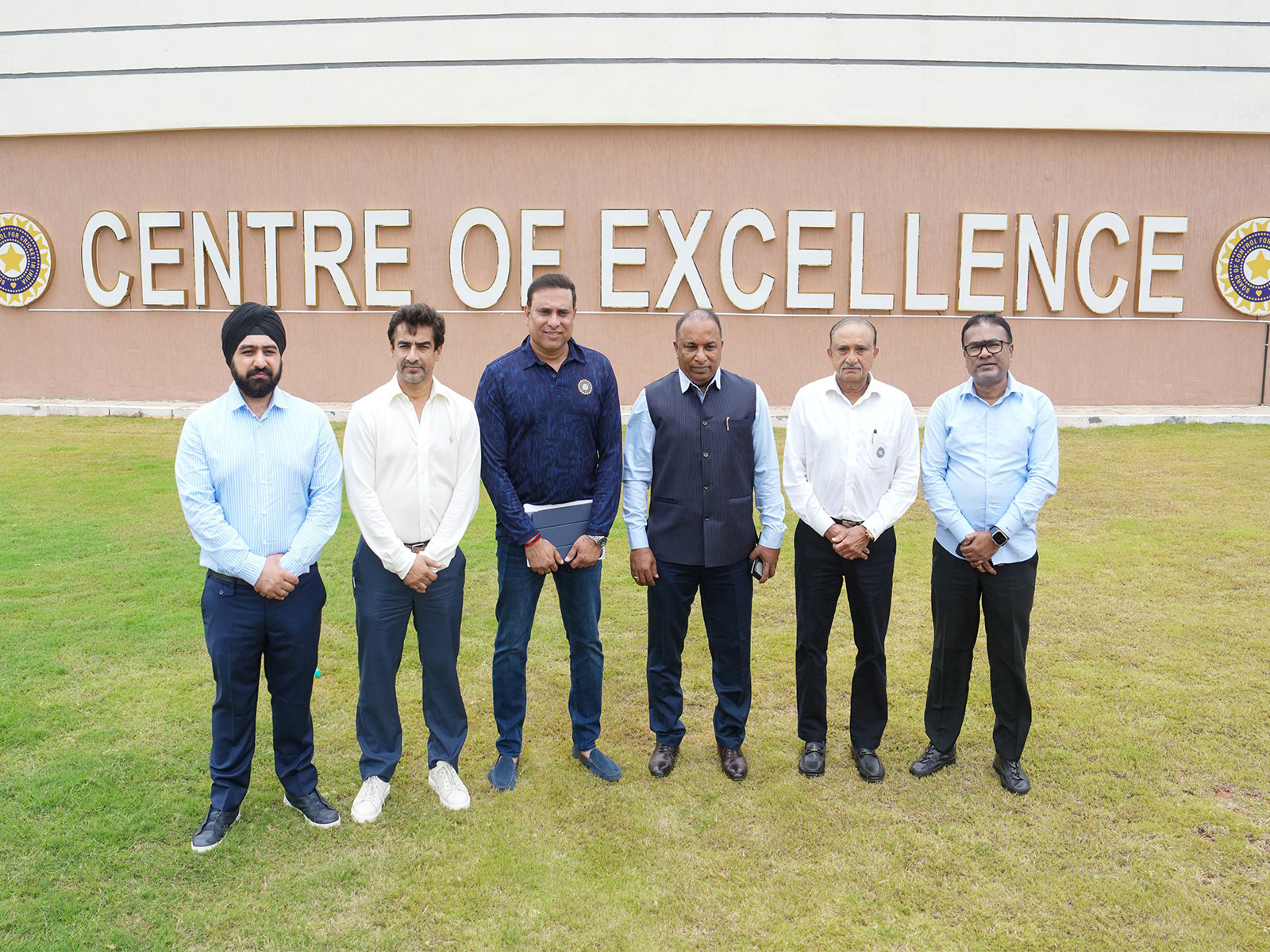 BCCI officials outside the Centre of Excellence in Bengaluru. (Photo: X/ @BCCI)