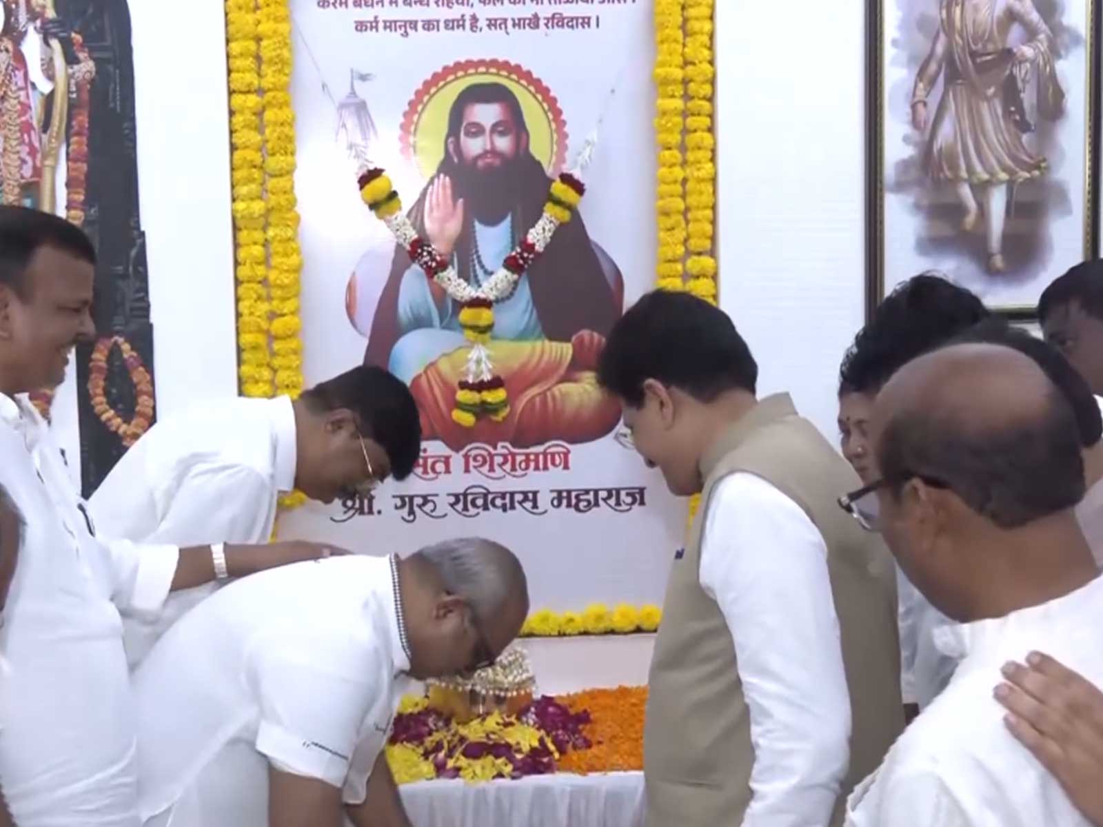 Union Minister Piyush Goyal attends Guru Ravidas 650th birth anniversary event (Photo/ANI)