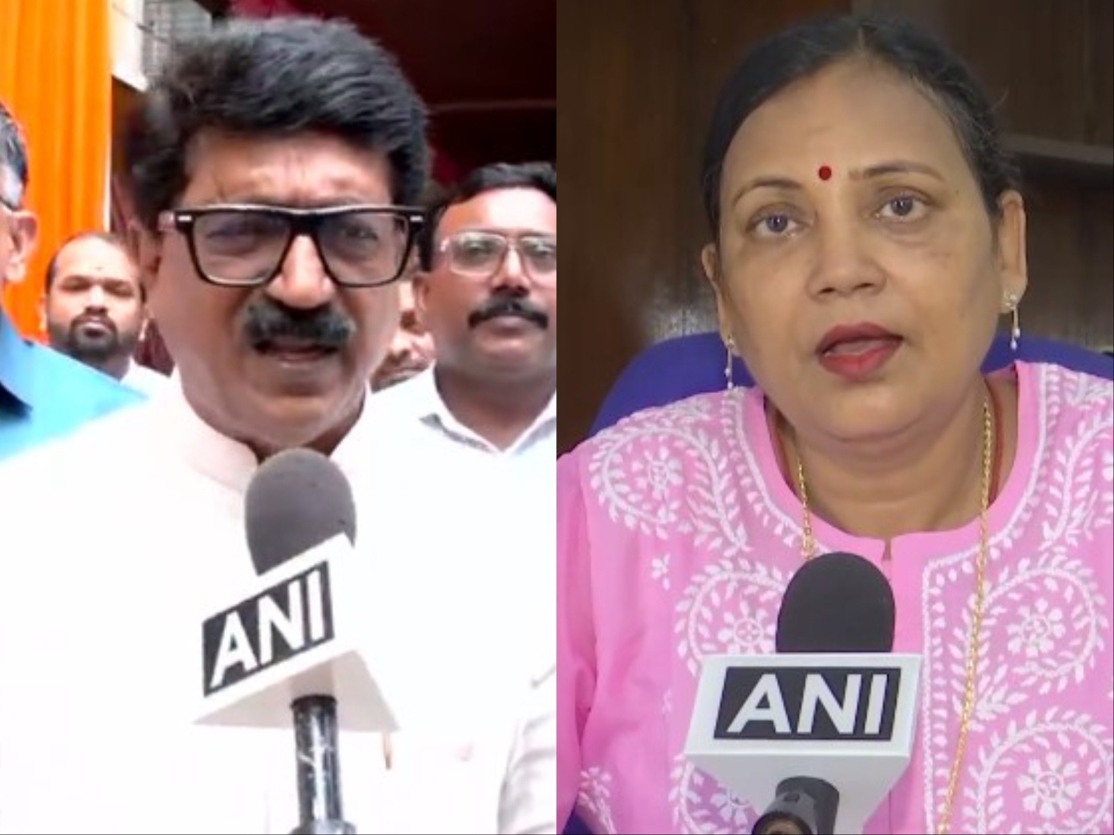 Shiv Sena (UBT) MP Arvind Sawant (L) and BJD MP Sulata Deo (R) (Photo/ANI)