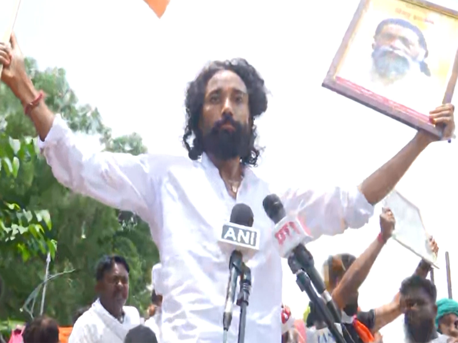 Student leader Devendra Nath Mahato (Photo/ANI)
