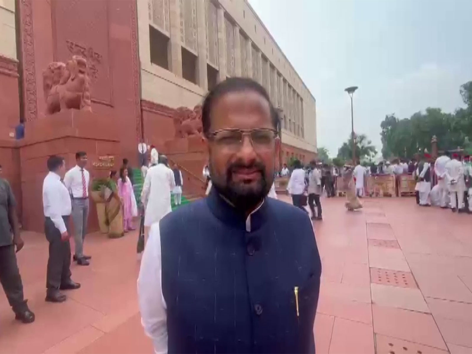 Shiv Sena MP Naresh Mhaske (Photo/ANI)