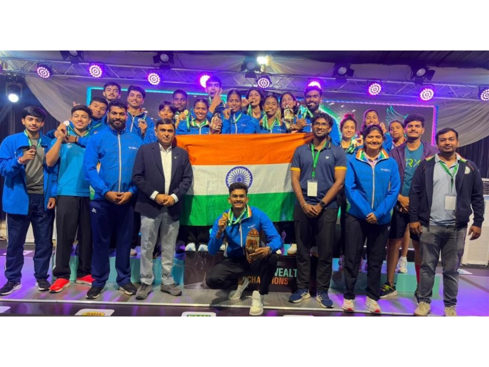 The Indian fencing contingent. (Photo: Fencing Association of India)