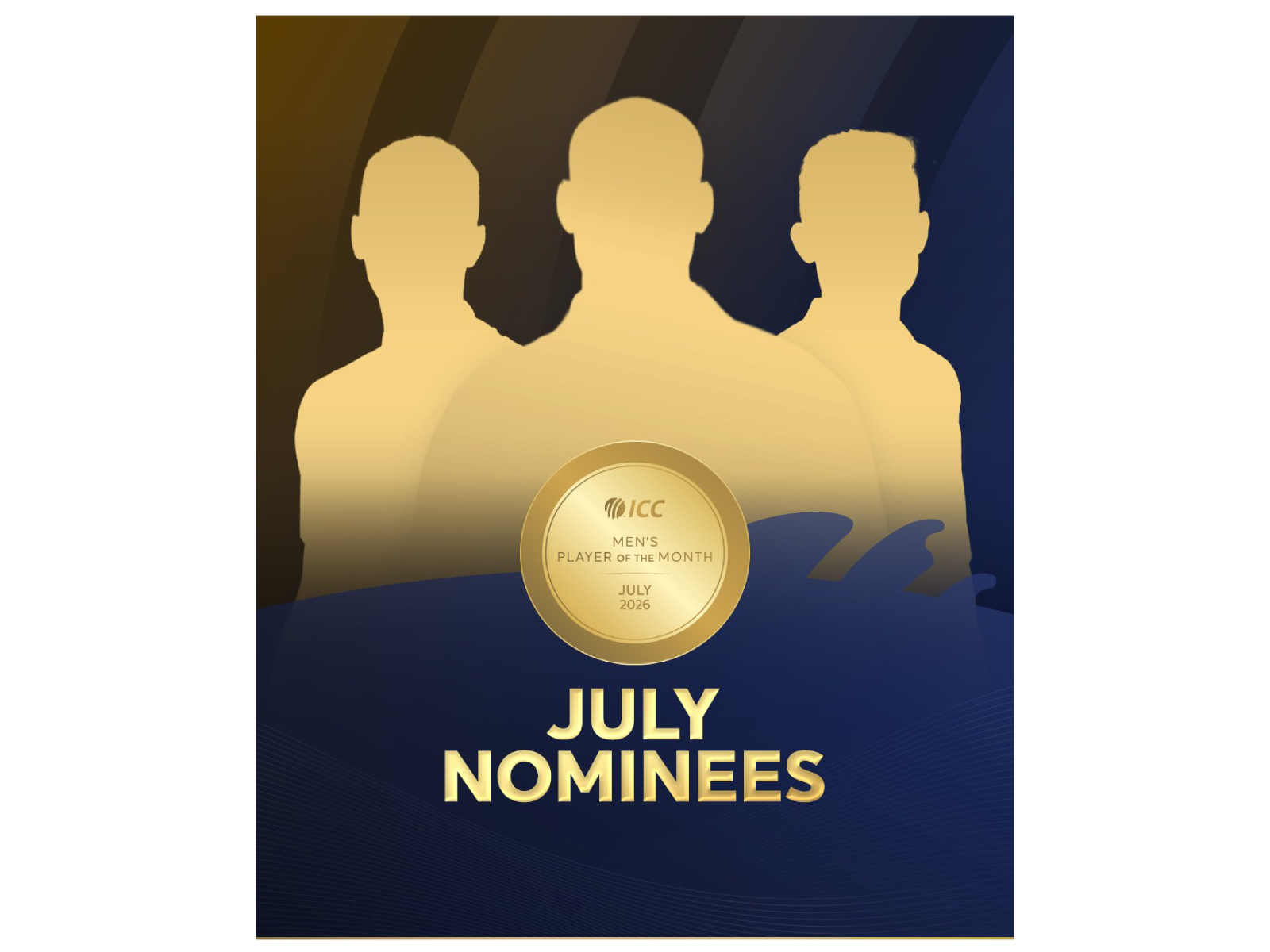 The nominees for July edition of the award have been unveiled (Photo: @ICC X)