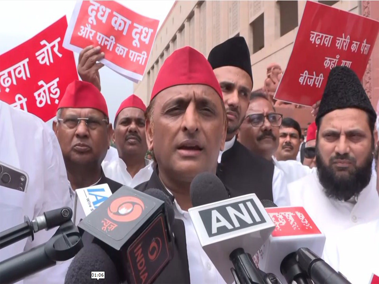 Samajwadi Party chief Akhilesh Yadav (Photo/ANI)