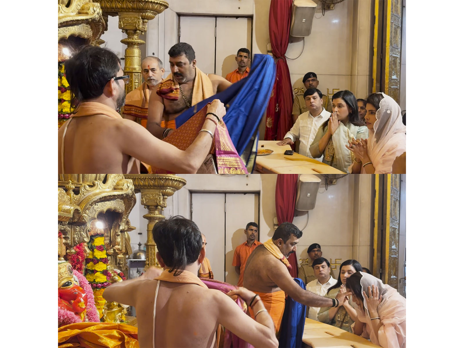 Priyanka Chopra visits Siddhivinayak temple (Photo/Temple Trust)