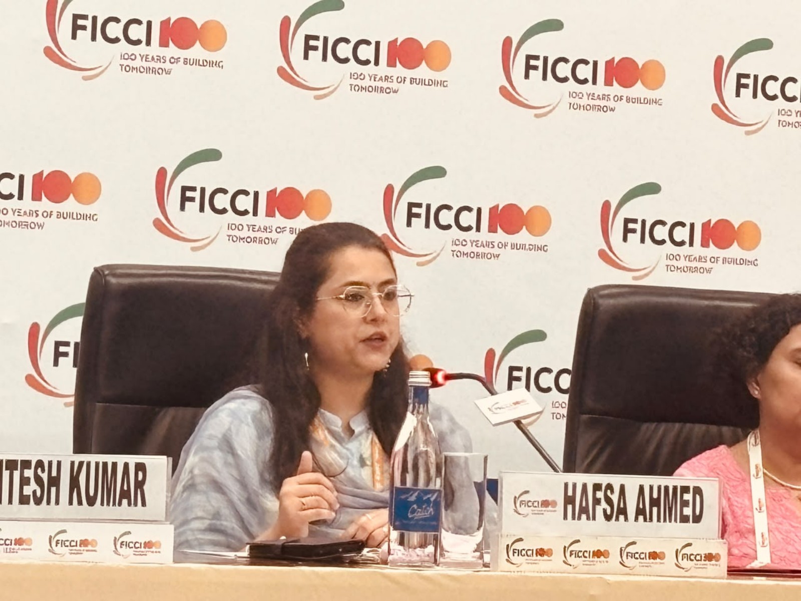 Monica Malhotra Kandhari, Chair of the FICCI Publishing Committee and Managing Director of MBD Group  (Photo/ANI)