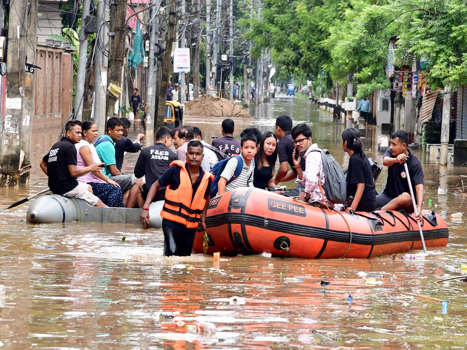 Flood situation in Assam worsens, death toll rises to 101 (Photo\ANI)