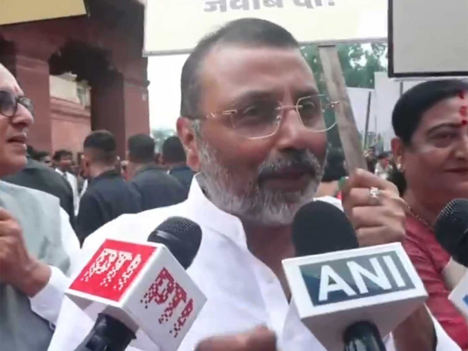 BJP MP Nishikant Dubey (Photo/ANI)