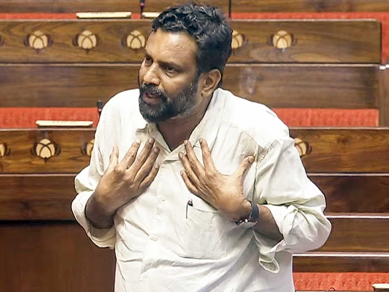 CPI MP P. Sandosh Kumar (Photo\ANI)