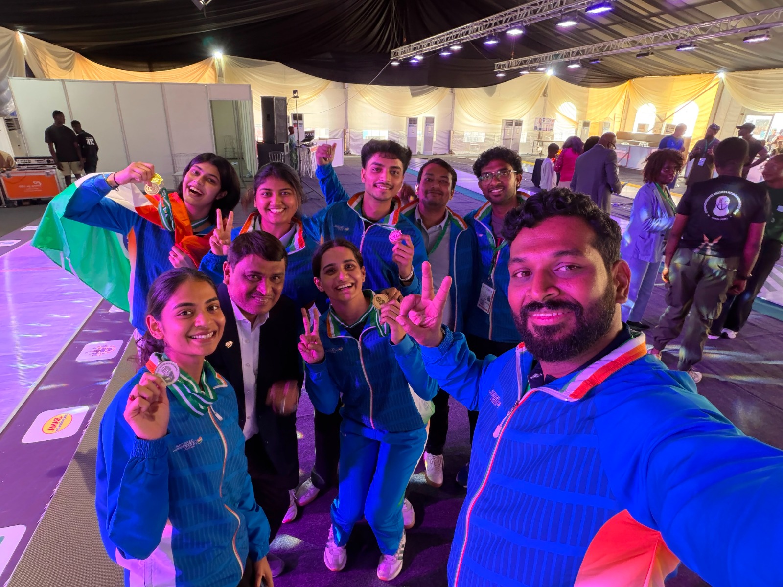 India continues dominant run at Commonwealth Fencing Championship. (Photo/FAI)