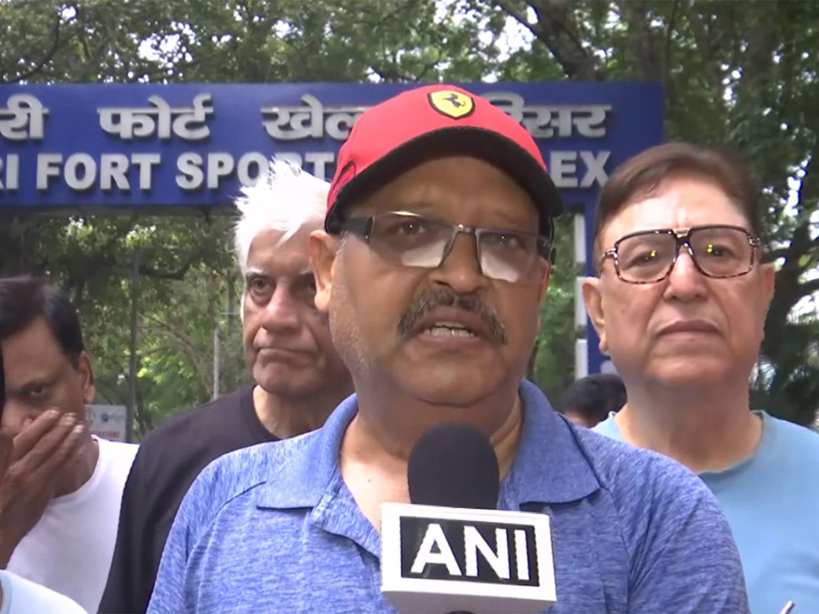 Siri Fort Sports Complex member, Rajesh Agarwal. (Photo: ANI)