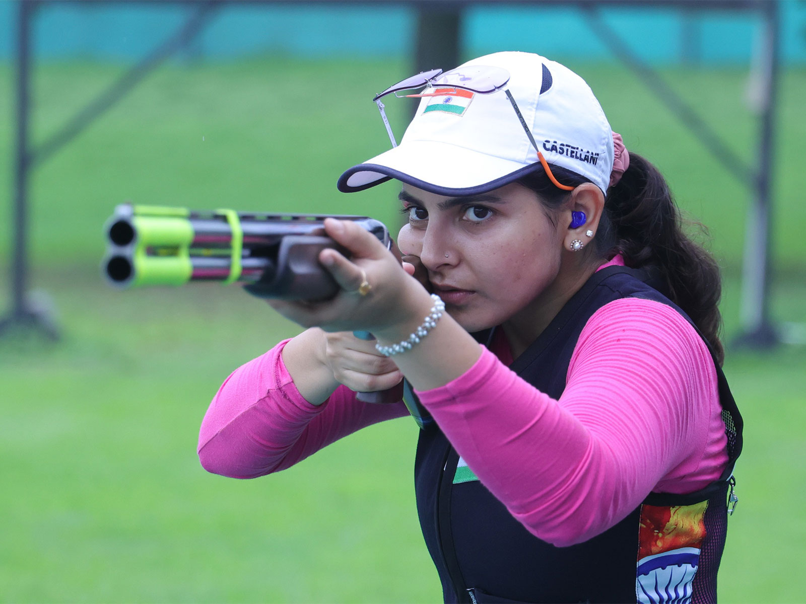 Indian shooter Maheshwari Chauhan. (Photo: ANI)