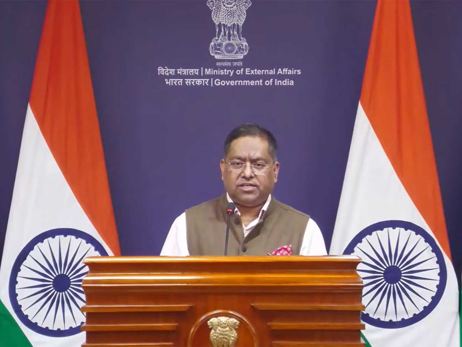 Ministry of External Affairs Spokesperson Randhir Jaiswal (Photo/Youtube@MEAIndia)