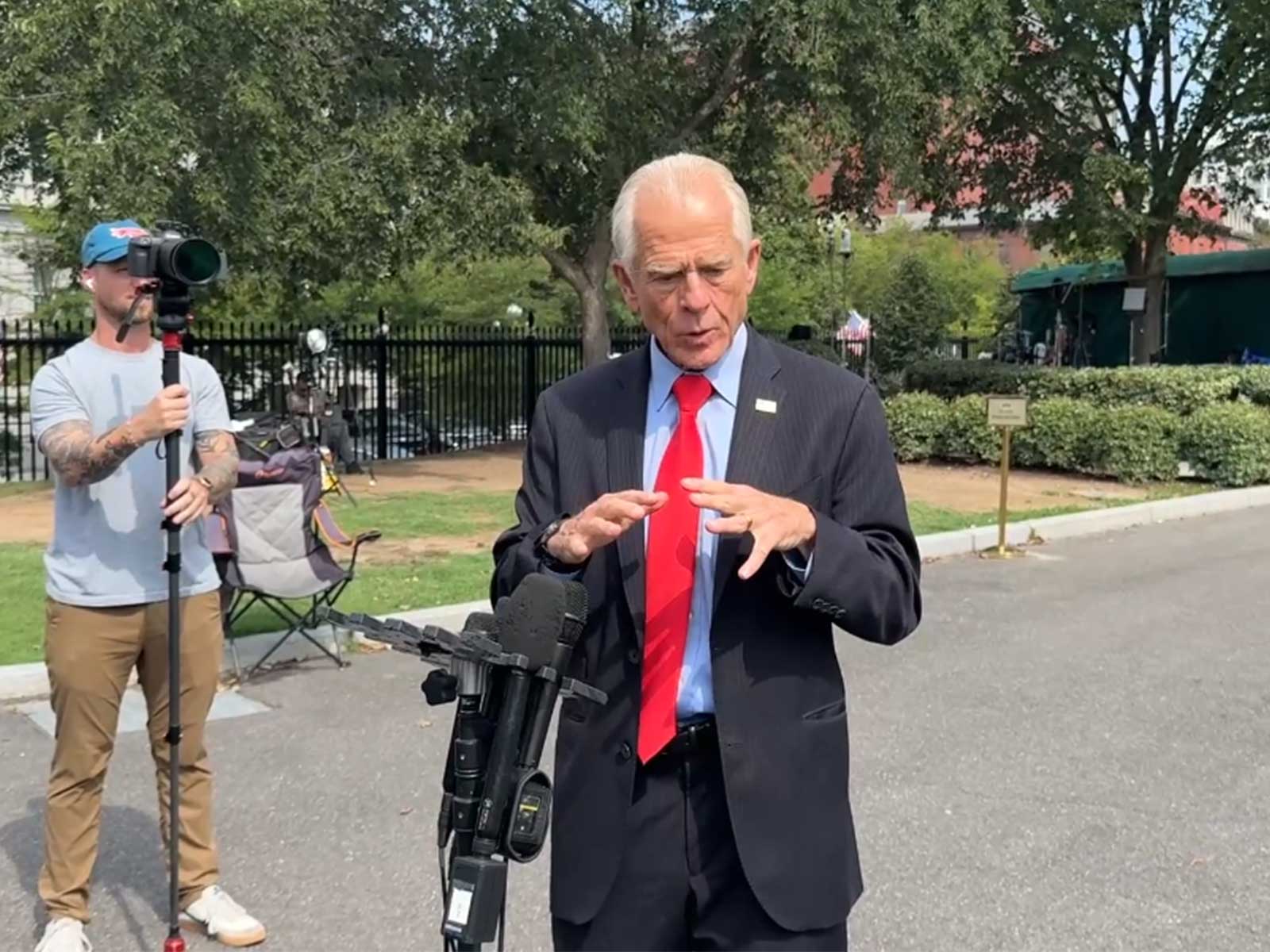 US Senior Counsellor for Trade and Manufacturing Peter Navarro (Photo/ANI)